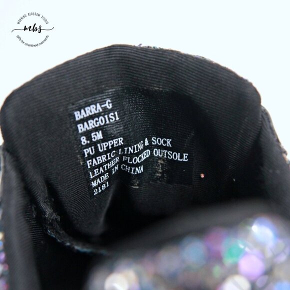 Steve Madden Barra Glitter Fashion Platform Sneakers Multicolor Women 8.5 - Picture 13 of 13